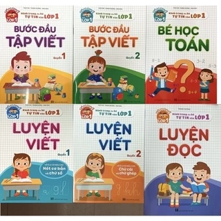Sách - Combo Hành trang cho bé tự tin vào lớp 1 - 6 quyển
