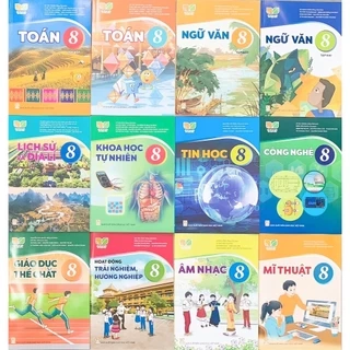 Sách giáo khoa lớp 8 - chương trình kết nối (lẻ) + bán kèm 1 quyển vở viết