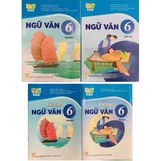 Sách giáo khoa và bài tập văn lớp 6 /1+2 - kết nối + bán kèm 1 quyển vở