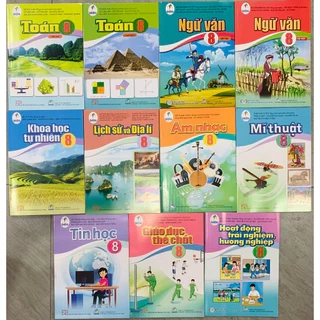 Sách - Sách giáo khoa lớp 8 - chương trình cánh diều (lẻ) + bán kèm 1 quyển vở viết