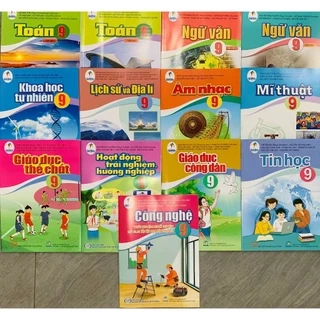 Sách - Sách giáo khoa lớp 9 - chương trình cánh diều (lẻ) + bán kèm 1 quyển vở viết