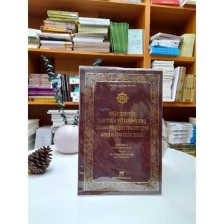 Sách - Phật Thuyết Đại Thừa Vô Lượng Thọ Trang Nghiêm Thanh Tịnh Bình Đẳng Giác Kinh - Bìa da bọc nilon