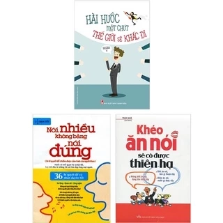 Sách - Nói Nhiều Không Bằng Nói Đúng ,Khéo Ăn Nói sẽ có được thiên hạ,  Hài Hước Một Chút(Lẻ, bộ)