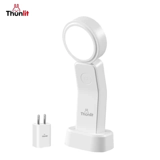Đèn đọc sách Thunlit Mini USB 2000mAh có thể sạc lại Đèn mờ di động cho sinh viên ký túc xá