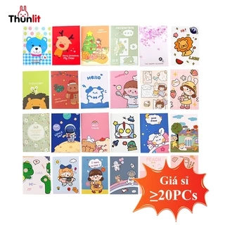 【Giá sỉ】Sổ Tay mini 16 Tấm Họa Tiết Hoạt Hình Dễ Thương Dành Cho Học Sinh Mẫu Giáo