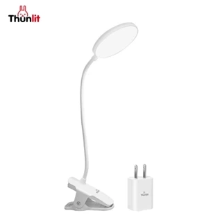 Thunlit Pin Kẹp Đèn 2500mAh USB Sạc Cảm Ứng Kẹp Đèn Có Thể Điều Chỉnh Độ Sáng 3 Nhiệt Độ Màu