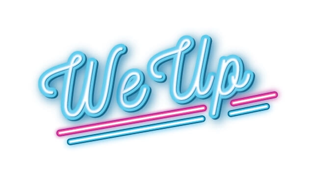 We Up logo