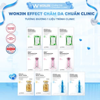 Combo 10 Mặt Nạ Dưỡng Da Chuyên Sâu MIX WonJin Effect Mask 30g x10 [KOL]