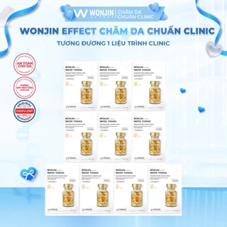 Combo 10 Mặt Nạ Dưỡng Trắng WonJin Effect Water Toning Mask 30g[KOL]