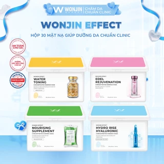 Hộp 30 Mặt Nạ Giúp Dưỡng Da Chuẩn Clinic Mỗi Ngày WonJin Effect Mask 350g (hộp 30 Mask)