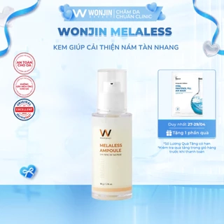 Tinh Chất Hỗ Trợ Dưỡng Sáng Da, Giảm Mờ Đốm Nâu WonJin Melaless 50g [B6]