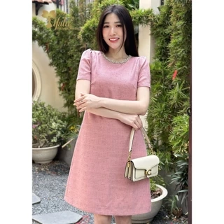 Váy nữ đầm dự tiệc thiết kế bigsize TIFALU Zol930PINK màu hồng dễ thương