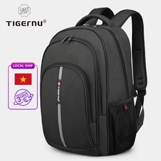 【Local Delivery】TIGERNU 3893 Balo đựng máy tính xách tay 15.6inch có cổng USB siêu nhẹ chống nước