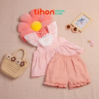 Bộ quần áo bé gái TIHON cao cấp phong cách Hàn Quốc cho bé từ 11- 32kg SET0786061