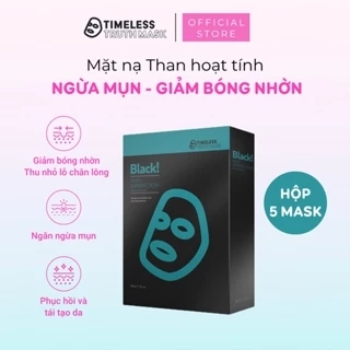Mặt nạ than hoạt tính ngừa mụn, giảm nhờn Timeless Truth Mask - Anti Imperfection (30ml/miếng)