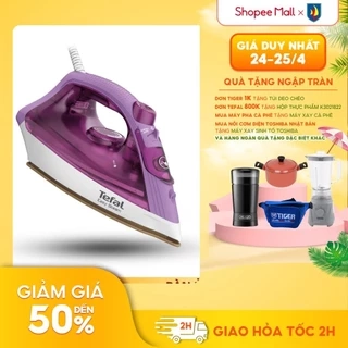 Bàn ủi hơi nước Tefal FV1955E0 - Mặt đế Ceramic chống dính - Công suất 1400W - Giao hỏa tốc 2h HCM