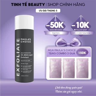Dung dịch tẩy tế bào chết paula's choice Skin Perfecting 2% BHA Liquid 118ml