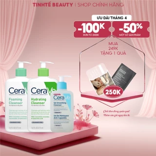 Sữa rửa mặt Cerave dành cho da dầu | da nhạy cảm | da khô 88ml/236ml/473ml
