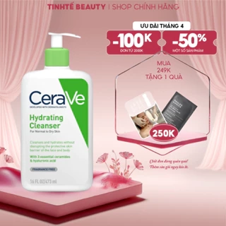 Sữa rửa mặt giúp sạch sâu cho da thường, da khô CeraVe Hydrating Cleanser 88ml/236ml/473ml