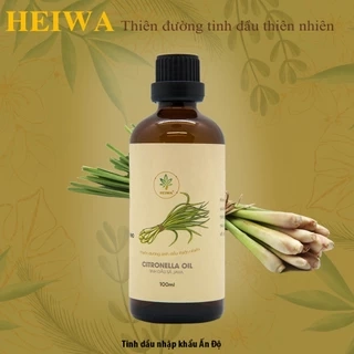 Tinh dầu Sả Java thương hiệu HEIWA nhập khẩu Ấn Độ có giấy kiểm định, dung tích 100ml