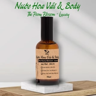 Nước Hoa Xịt Thơm Quần Áo TAMAS The Peony Blossom Luxury Chai 10ml, 50ml.