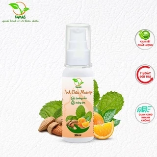 Tinh dầu Massage dưỡng ẩm trắng da TAMAS, thành phần từ tinh dầu thiên nhiên, giúp dưỡng trắng da, cải thiện sức khoẻ