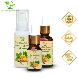 Tinh Dầu Massage Dưỡng Da, Ngừa Mụn TAMAS Chiết Xuất Từ Dầu Hạnh Nhân Và Các Loại Tinh Dầu Giúp Dưỡng Trắng Da, Ngừa Mụn