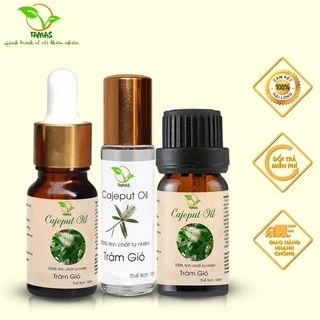 Tinh dầu tràm gió nguyên chất TAMAS 10ml, khử khuẩn, làm ấm cơ thể, xua đuổi côn trùng