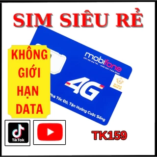Sim Mobifone không giới hạn data You.tube - f.book- gọi miễn phí. Đầu số 09 sẵn gói 1T, sim chưa kích hoạt.