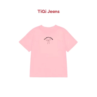 Áo thun baby tee nơ nhiều màu cổ tròn tay ngắn TiQi Jeans A67
