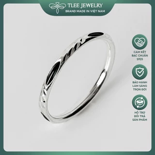 Nhẫn bạc TLEE lông voi nhân tạo cầu may mắn TLEE JEWELRY A0248
