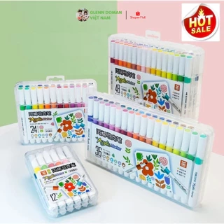 Bút Màu Acrylic Marker Cao Cấp Có Thể Vẽ Chồng Màu, Màu Sắc Tươi Sáng ,Vẽ Trên Mọi Chất Liệu - Bút Lông Màu