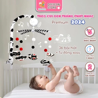 Đồ Chơi Treo Cũi Phát Nhạc Lalababy 36 Bài Hát Tự Động Quay Cao Cấp Cho Bé Chính Hãng