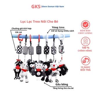 Lục Lạc Treo Nôi Cho Bé - Thú Nhồi Bông Treo Xe Đẩy Em Bé Có Chuông Size To