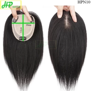 Tóc giả nữ siêu da đầu phủ hói, phủ bạc HP SMART HAIR mã HPN08, làm từ tóc thật