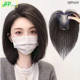 Tóc giả nữ siêu lưới da đầu phủ hói, phủ bạc HP SMART HAIR mã HPN09, làm từ tóc thật