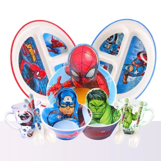 Bộ ăn dặm cho bé 1989KIDS chất liệu Nhựa Melamine chén bát ăn dặm,đũa tập ăn,cốc uống nước,thìa cho bé