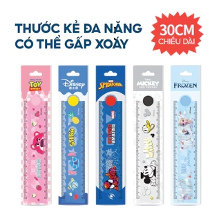Thước kẻ 30cm cute cho bé 1989KIDS học sinh tiểu học,chất liệu trong suốt an toàn cho trẻ em,thước kẻ cho bé