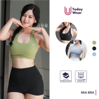 Áo bra cổ yếm Mia Top Today U Wear hở lưng tập gym yoga sexy nâng đỡ vòng 1