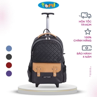 Balo kéo học sinh Tomi B17 chất liệu chống nước, gọn nhẹ và tiện ích, cần kéo rời dễ sử dụng