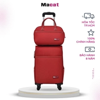 Bộ Vali kèm túi Macat M18BC, phong cách sang trọng, gọn nhẹ - 18inch