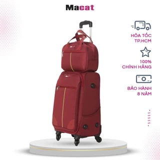 Vali vải du lịch Macat D3-Lander - 21inch, vali du lịch kèm túi nhỏ