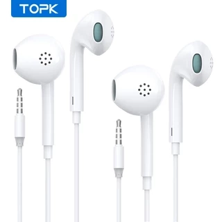 Tai nghe nhét tai cách ly tiếng ồn TOPK F20 có micrô và điều khiển âm lượng