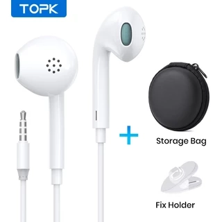 Tai nghe nhét tai TOPK F20 có micro jack 3.5mm điện thoại