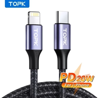 TOPK Dây Cáp Sạc Nhanh USB Type C AP10 Cho iPhone 6 7 8 11 X XS