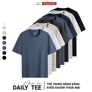 Áo thun nam ngắn tay TORANO chất Cotton mát lạnh thoáng khí,co giãn thoải mái, thấm hút mồ hôi FSTS001