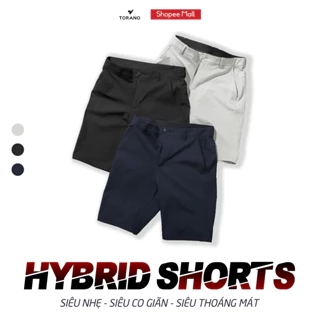 Quần short gió nam TORANO HYBRID SHORT cạp lót chun siêu nhẹ, siêu thoáng mát, co giãn GSBW005