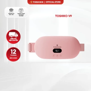 Đai massage chườm nóng Toshiko V9 giúp xoa dịu các cơn đau bụng kinh, phù hợp với các chị em phụ nữ