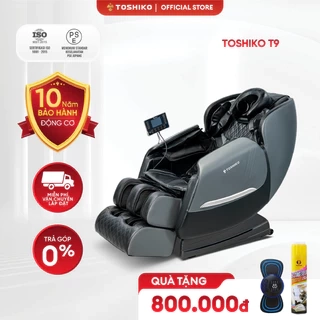 Ghế massage toàn thân Toshiko T9 công nghệ con lăn 4D di chuyển mới giúp thư giãn tại nhà