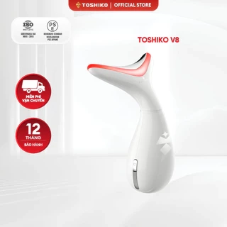 Máy massage nâng cơ mặt Toshiko V8 tích hợp Tính Năng Điện Di Ion giúp trẻ hóa làn da và chống nhăn